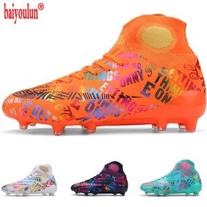 Sicherheitsschuhe Herren Stollen Firma Ground Soccer Shoes Athletic Leichtgewicht laufend im Freien im Freien Football Schuhe 230815