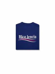 Blcg Lencia Unisex Yaz T-Shirts Kadınlar Büyük Boy Ağır Siklet% 100 Pamuk Kumaş Üçlü Dikiş İşçiliği Plus Boyut Tees SM130200