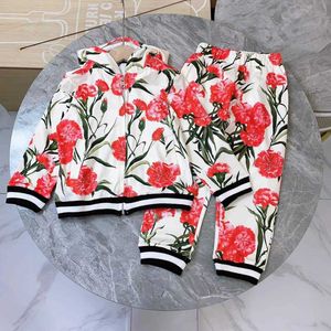 Set di abbigliamento Maglioni autunnali in stile western per bambini felpe con cappuccio pantaloni tuta sportiva 2 pezzi abbigliamento casual per bambina di un anno