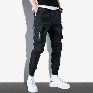 Herrenhose Twill Baumwolle Herbst Jogger Männer elastische Taille Harem Hosen Männlich Streetwear Frühling dicker Knöchel mit dünner Safari Kleidung