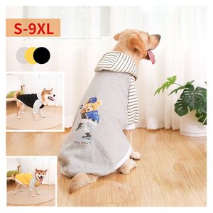 Dog Apparel Autumn Winter Pet Dog Clothes Fashion Warm Dog Hoodie Dog Jacket Pug French Bulldog Large and Small Dog Clothes Dog Sweatshirt 230815