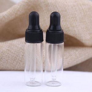 5ml 1/6 oz doldurulabilir berrak esansiyel yağ şişeleri göz damlası şişeleri parfüm kozmetik sıvı kap kapları kavanozlar göz dro wuxx
