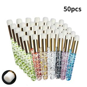 Makeup Tools 50pcs Lash Shampoo Brushes Eyelash Cleanser Brush Peel Off Blackhead Deep Cleaning for Face Nose 230816