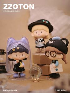 ブラインドボックスユニコーンZzoton Magic Adventure Series Zhuodawang Child Box Toys Mystery Mistery Action Figureかわいいモデルギフト230816