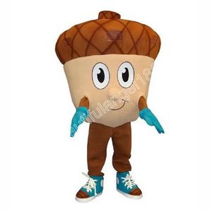 Acorn Mascot Costume Cartoon Character Outfit Suit Halloween Party Outdoor Carnival Festival Fancy Dress for Men Women