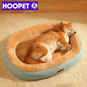 kennels pens HOOPET Winter Comfortable Pet Mat Bed for Dogs Cats Fluff Sleeping Pad Dog Sofa Cushion Pet Calming Dog Bed House Pet Supplies 230816