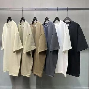 2023新しいデザイナーメンズとレディースのカップルシャツ3DレターTシャツESSファッション100％コットンホットメルトプリントEUサイズストリート衣類卸売価格