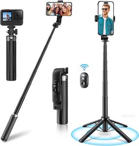 Monópodes Selfie FGCLSY 2023 Mini Stick Tripé com Upgrade Remote Quadripod Design 40 