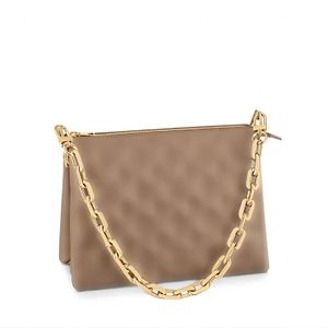 M57790 Coussin حقيقية Crossbody Crossbody أكياس مصممة فاخرة حقيبة محافظ محافظ على محافظ الرسول مربعة حقائب اليد منقوشة حقيبة حقيبة