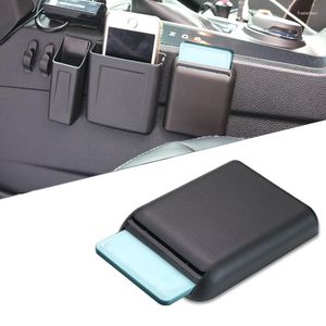 Car Organizer Universal Card Slot Box Plastic Storage Inserter Phone Holder Reserved Design For Pocket Accessories