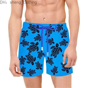 Vilebrequin Shorts Spandex Männer Badebekleidung Turtles Sommer Lose Fit Version Psycho Bunny Beach Hosen 1 Nm2j