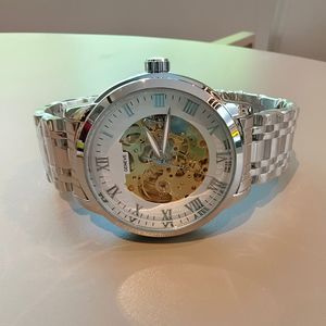 moda luksusowe męskie zegarki złoto najlepsze marka mechaniczna automatyczna ruch projektant Watch zegarek ze stali nierdzewnej Zespół na rękę dla mężczyzn prezent świąteczny Wysoka jakość