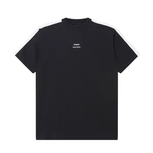 Blcg Lencia unisex Summer T-shirts damskie wadze ciężka 100% bawełniana tkanina potrójne wykonanie wykonania plus rozmiar TESS SM130256