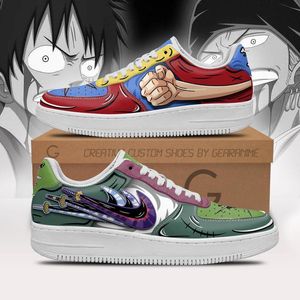 Moda erkek kadın anime sıradan ayakkabılar zoro ve luffy hava spor ayakkabıları İtalya güzel manga en iyi deri tasarımcı çift özel animes beceri spor ayakkabıları mn2306 eu 36-48