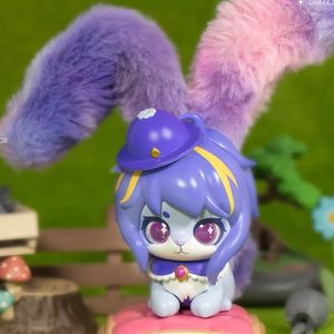 Blind Box Cup Kaninchen Fruchtmilch Serie Blind Box Toys Mystery Box Anime Figur Caja Misteriosa Kawaii Plüsch Rabbit Model Geburtstagsgeschenk 230816