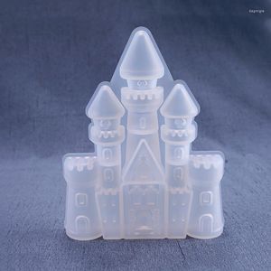 Baking Moulds Castle Modeling Epoxy Resin Craft Tools Silicone Mold DIY Jewelry Making Kitchen Cake Decorative Dessert Chocolate