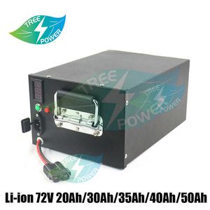 Escooter Battery 72V 20Ah 30Ah 35Ah 40Ah 50Ah Lithium Ion Battery with BMS for Tricycle Motorcycle Scooter+Charger
