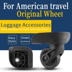 Acessórios de peças de bolsa Adequado para viagens americanas 85a carrinho de carrinho universal roda americana viajante 85a Acessórios Wheel Wheel JX9054 Reparo 230815