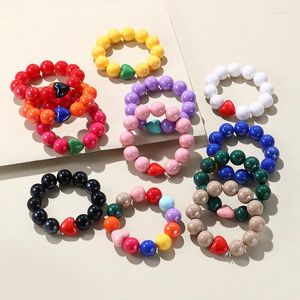 Bracciale di perline colorate alla moda per perline fatte a mano braccialetti a catena a mano