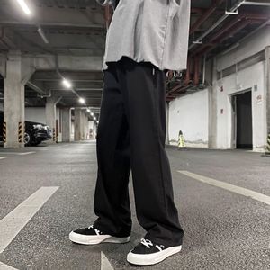 Mens Pants Big Pockets Casual Cargo Vintage Hiphop Fashion Loose Straight Wide Leg Men Streetwear Trousers Male 230815