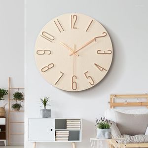 Настенные часы минималистские современные монтированные часы творческие спальня домашний офис