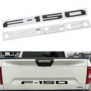 3D ABS F-150 Letter Badge Car Rear Trunk Groove Tailgate Emblem Sticker For Ford F150 2018-2019 Pickup Truck266W