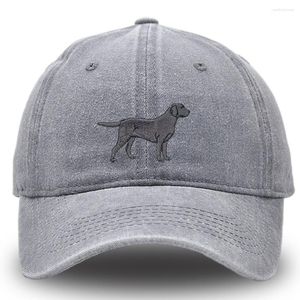 Caps de bola pretos Labrador retriever cachorro Baseball Cap bordado com chapéus de verão Chapéu de caminhoneiro aconchegante Ajuste Mulher