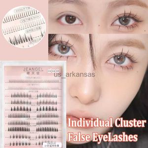 Falsche Wimpern einzelne Cluster falsche Wimpern dicke gepfropfte Wimpern Make -up Wimpern Erweiterung Natürlicher weicher 3D -Einzelhaufen Wimpern HKD230817