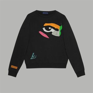 Erkekler artı beden hoodies sweatshirtler sonbahar/kış kızarmış sokak mektubu logo grafik baskı kapüşonlu çift sweatshirt 04y-44s2