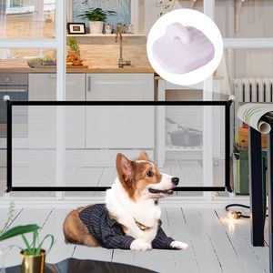 Dog Electronic Fences Isolation Door Fence Pet Safety Portable Foldble Gate för inomhus utomhus karantän nettosäkert tillbehör 230816