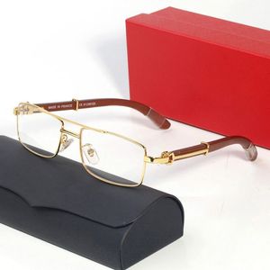 Mode -Halbrahmen Sonnenbrille Frauen Designer Männer Sonnenbrille für Frauen wasserdichte Brille Metallbrillen Zierleiter Adumbral Carti -Brille mit Kasten