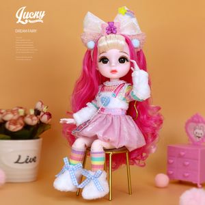 Dolls DBS 16 BJD Şanslı Küçük Angel Serisi Mekanik Eklem Vücut Makyajla Makyaj