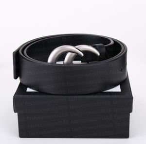 Classic Digner Belt med flexbrev Buckle Women's Men's Belt Cowhide Högkvalitativ mode Casual Belt Link 3 med låda