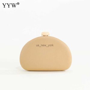 Hobo Women Evening Clutch Bags Fashion Semicircle Purse Luxury Shoulder Crossbody Bags Wedding Party Banket Prom Gold Green Clutches HKD230817