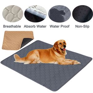 kennels pens Large Washable Reusable Dog Bed Mats Urine Pad Puppy Pee Fast Absorbing Pet Sleep Soft Carpet Blanket 230816