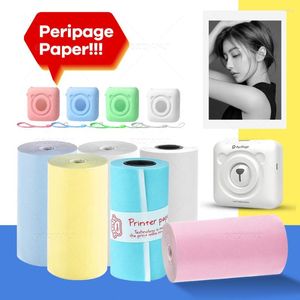 Peripage A6 Thermal 58 mm weißes Farbpapier Rollen Aufkleber Etikett Schütze Schale Silikon Hülle für Mini -PO -Drucker