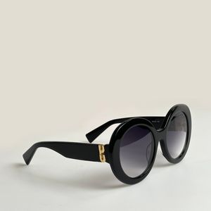 Occhiali da sole rotondi gradiente grigio nero donne sunnies gafas de sol designer occhiali da sole sfumature occhiali da suola uv400 protezione occhiali