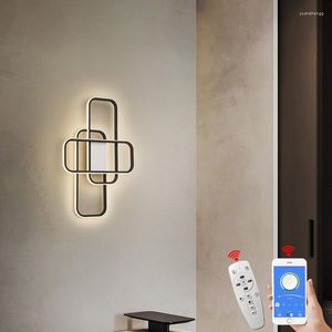 Lampy ścienne Nowoczesne światła LED Sconce do nocnej sypialni Decor Domowe Dekoracja salonu 110V 220V