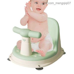 Badkar platser baby shower stol bärbar säker non slip nyfödd duschstol med ryggstöd och sugkopp baby vård badkar säte rengöring leksak z230817