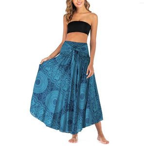 Skirts Fashion Women'S Casual Beach Holiday Dress Two Wear Large Swing Skirt Kawaii For Women Mini Y2k Style Ropa Mujer