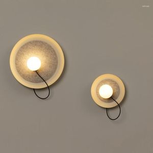 Vägglampa långa sconces moderna stil rumsljus levande set tvättdekor säng blå ljus