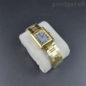 Мужские часы Square Montre homme, роскошные дизайнерские часы для женщин, модные, простые часы Orologio, изысканные часы-цистерны из розового золота, элегантные водонепроницаемые часы xb09 C23