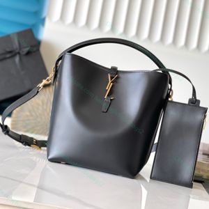 Luxus Le 37 Draw String Bags Modedesigner Totes Taschen Cattlehide Handtaschen Echte Leatherunder -Taschen Kreuzkörper Verstatile Einkaufstasche Übergroße Eimerbeutel