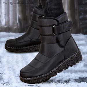 Boots Platform Women Boots Snow Plush Shoes For Women Waterproof Women Shoes Fur Ankle Boots Chunky Flat Winter Boots Botas Mujer T230817