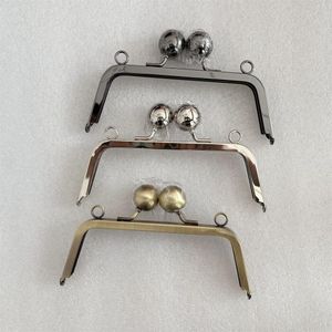 Bag Parts Accessories 17.5cm Big Ball Purse Frame Marriage Lock Clasp With Screws Handbag Hook Round Hanger Parts Handmade Bag Hardware Accessories 230816