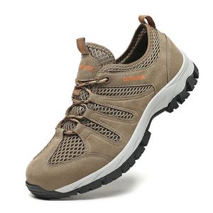 outdoor hiking walking fashion designer mens shoes mens new casual sports travel shoes hiking shoes breathable mesh upper size 4748 mens shoes