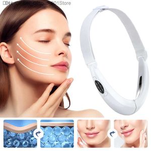 EMS Micro Current Face Slimming Instrumed Red and Blue Light Facial Vibration Massage v Face Beauty Slimming God Z230817