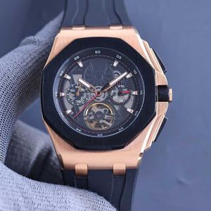 AP Watches Mans Automatic Mechanical Watch 44mm Business Wristwatch Rubber Strap Montre de Luxe Gift for Men