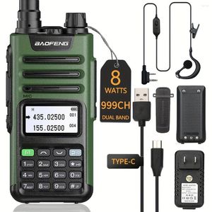 Radio Talkie Baofeng Radio (ترقية UV-5R) محمولة بعيدة المدى بعيدة المدى مع شحن USB-C