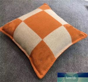 デザイナー枕寝具ホームルーム装飾枕カバー椅子ソファオレンジカーシックカシミアクッションマルチサイズメンカジュアル